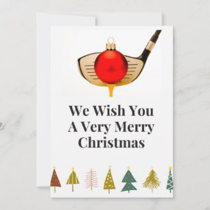 Golf Frohe Weihnachten bis Golfer mit Ornament