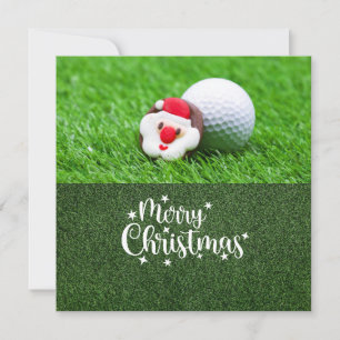 Golf Frohe Weihnachten mit dem Weihnachtsmann