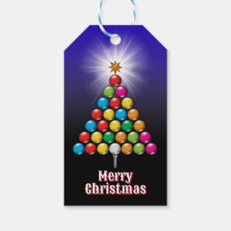 Golf Frohe Weihnachtsgestaltung Geschenkanhänger