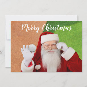 Golf Frohe Weihnachtskarte an Golfer Weihnachten C