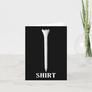 Golf Funny Golfing T-Shirt zum Vatertag Karte
