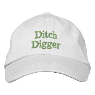 Golf Funny Novelty DITCH DIGGER Bestickte Baseballkappe