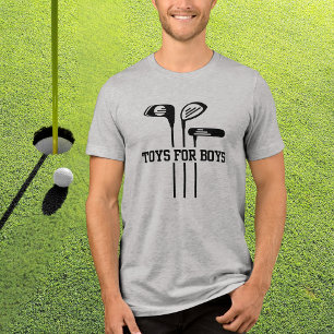 Golf Funny Quote Toys für Jungs Golf Clubs Tri-Blend Shirt