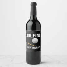 Golf Funny Quotes Golf ist meine Therapie