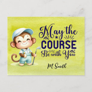 Golf Funny Quotes Kann der Kurs bei Ihnen sein Postkarte