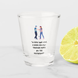 Golf Funny Sprichwort Zitate für Golfer Party Schnapsglas