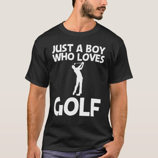 Golf für Jungen Kinder Ball Game Sport Event T-Shirt (Vorderseite)