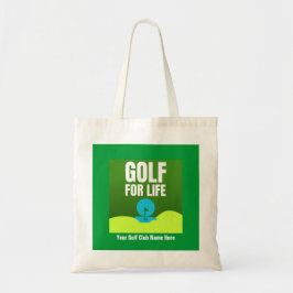 "Golf für Leben" Maßgeschneiderte Golf Tote Tasche