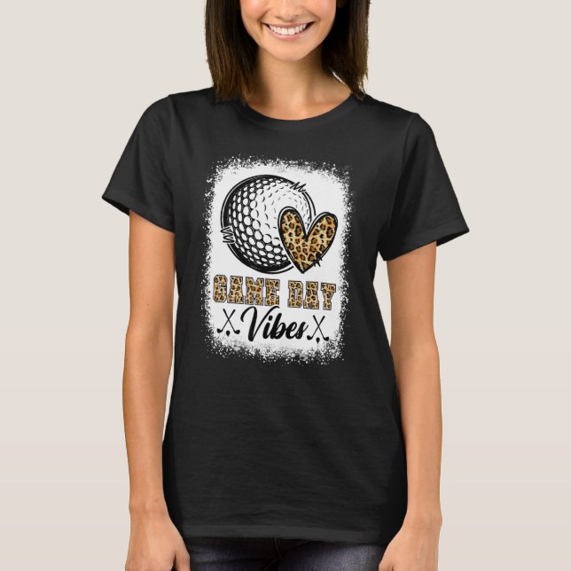 Golf Game Day Vibes Golf Mama Game Day Sea T-Shirt (Vorderseite)