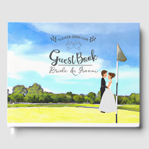 Golf Gästebuch für Golfer Hochzeitsfeier