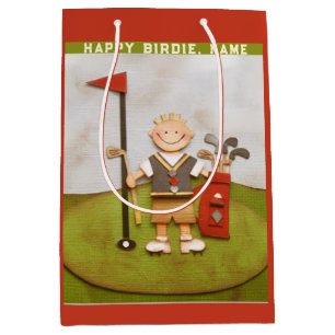 Golf Geburtstag Mittlere Geschenktüte