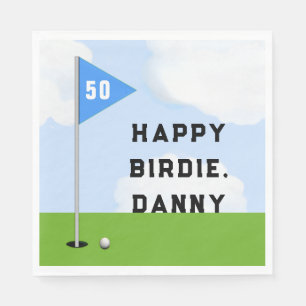Golf Geburtstag Serviette