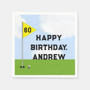 Golf Geburtstag Serviette