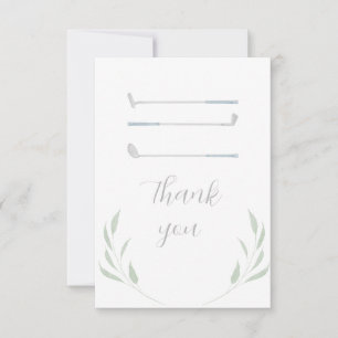 Golf Geburtstagsparty Danke Karte