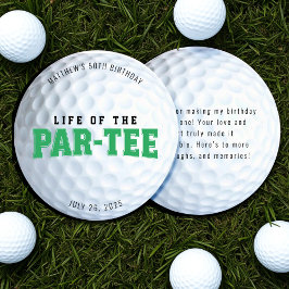 Golf Geburtstagsparty Leben des Par T-Shirts 50. G Dankeskarte