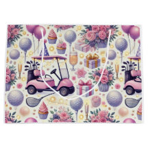 Golf Geburtstagsparty Pink Thema für Mädchen