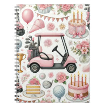 Golf Geburtstagsparty Pink Thema für Mädchen