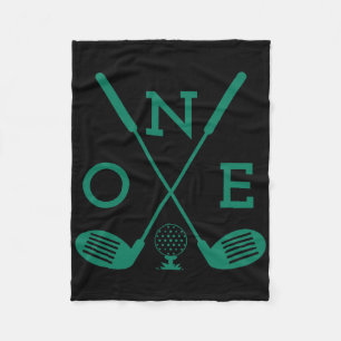 Golf-Geburtstagsshirt 1. Geburtstag Hole In One Ju Fleecedecke
