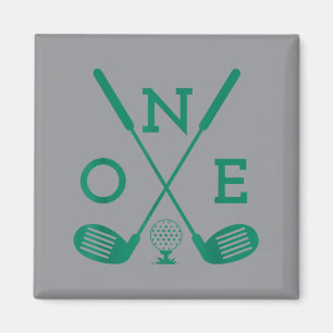 Golf-Geburtstagsshirt 1. Geburtstag Hole In One Ju Magnet