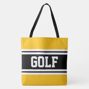 GOLF Gelb Orange Schwarz Weiß Rennstreifen