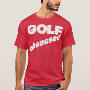 Golf-geobsene verblasste Style Typografie-Design T-Shirt