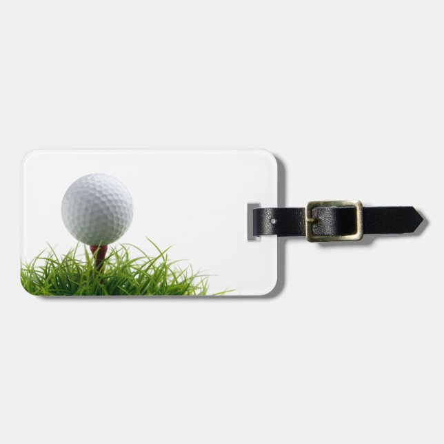 Golf-Gepäckanhänger Gepäckanhänger (Vorderseite horizontal)
