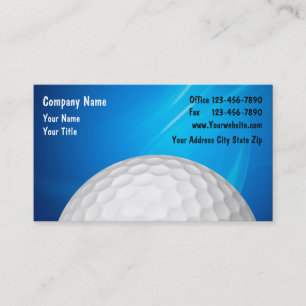 Golf-Geschäftskarten Visitenkarte