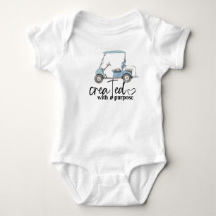 Golf Geschenk für Babydusche Golfer Golf Baby B Strampler