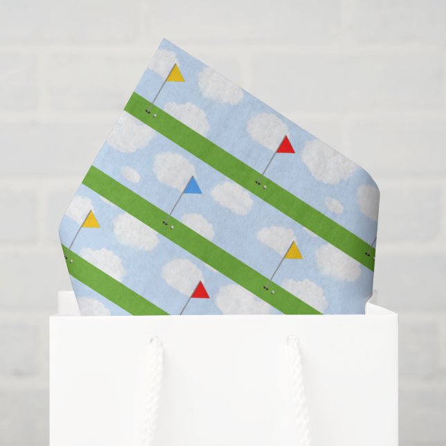 Golf-Geschenk Seidenpapier (Geschenktüte)