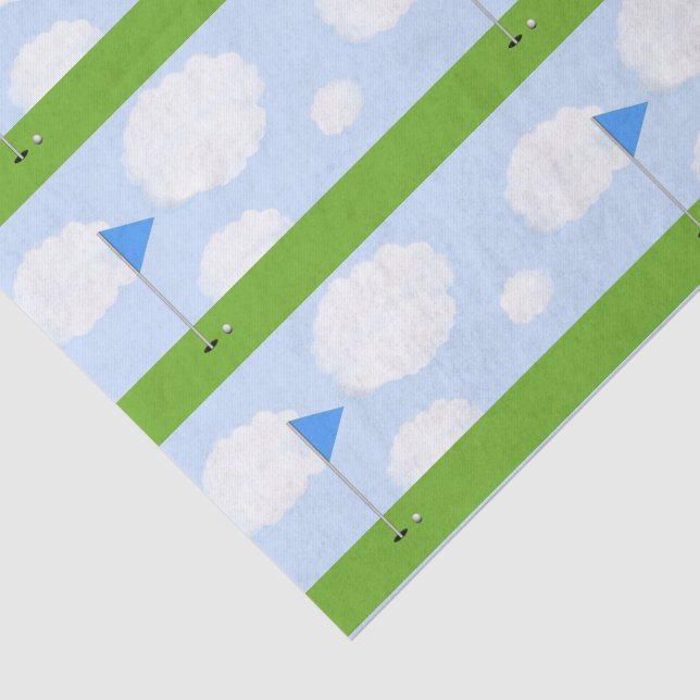 Golf-Geschenk Seidenpapier (Ausschnitt)