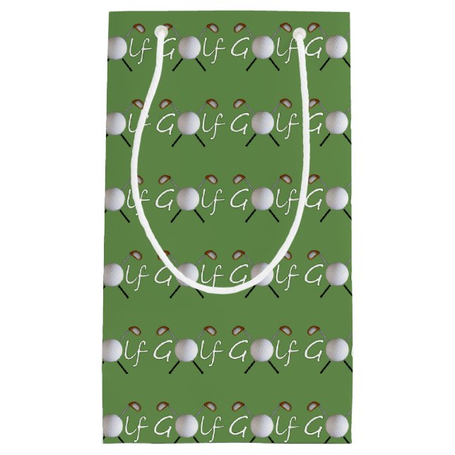 Golf-Geschenk-Tasche Kleine Geschenktüte (Vorderseite)