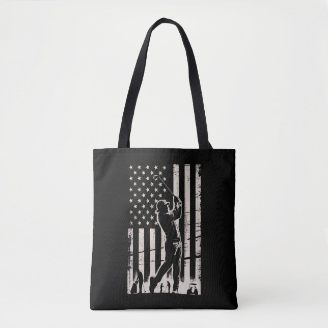 Golf-Geschenke American Flag Geburtstag Vatertag  (Vorderseite)