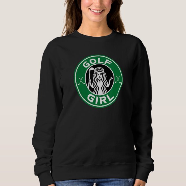 Golf Girl für Frauen und Jugendliche, die Liebe Go Sweatshirt (Vorderseite)