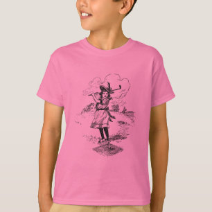 Golf Girl Golfspielen Vintage Kunst T-Shirt