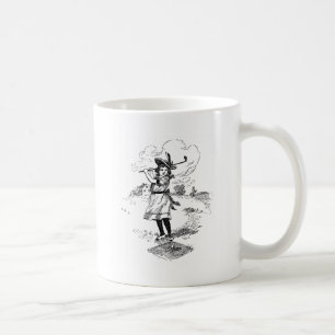 Golf Girl Golfspielen Vintage Kunst Tasse