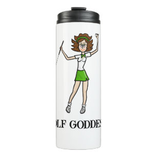 Golf Goddess Thermal Tumbler Thermosbecher