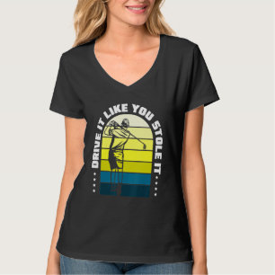 Golf Golf Ball Golf Club Golf im Golf von Neapel T-Shirt