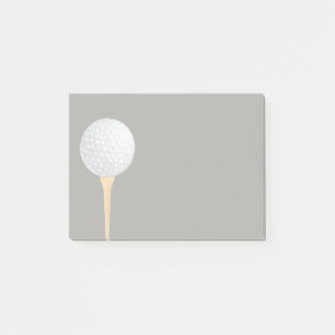 Golf-Golf-Design-Post, es notiert grau Post-it Klebezettel