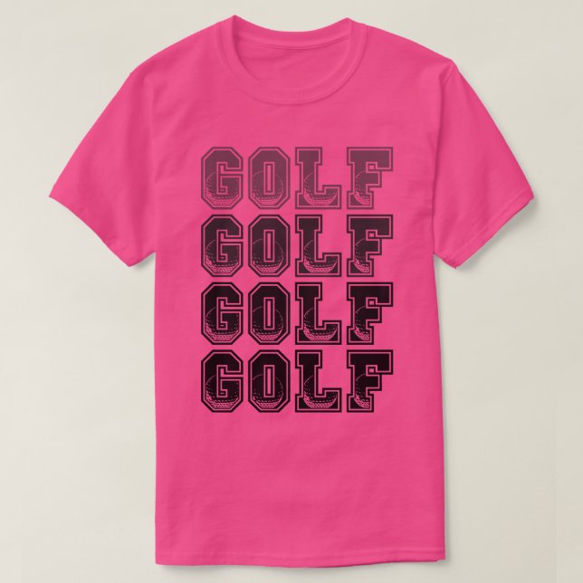 Golf Golf Golf Golf Design T-Shirt (Design vorne)