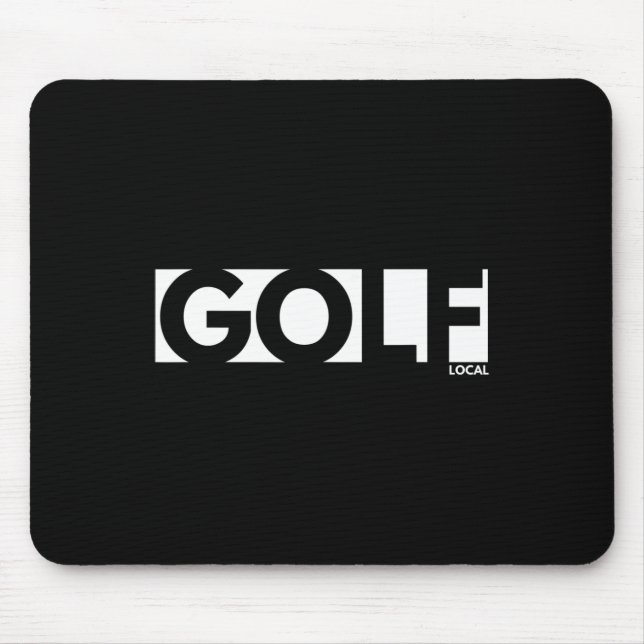 Golf  Golfbag Mousepad (Vorne)