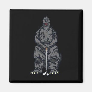 Golf Golfen Japanischer Film Dinosaurier Monster G Magnet