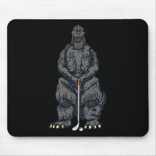 Golf Golfen Japanischer Film Dinosaurier Monster G Mousepad