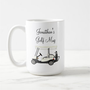 Golf Golfer Cart Personalisiert Coffee Bier Cup Ta Kaffeetasse