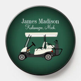 Golf Golfer Cart Personalisiert Popgrip von Popsoc
