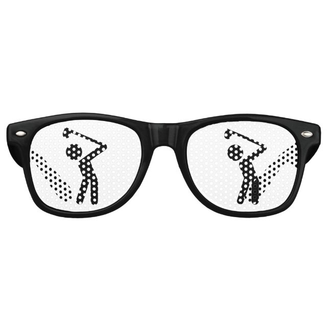 GOLF GOLFER FUNNY PARTY SUNGLASSEN PARTYBRILLE (Vorderseite)