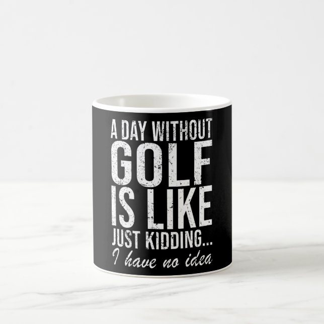 Golf Golfer Funny Sprichwort Geschenk Kaffeetasse (Mittel)
