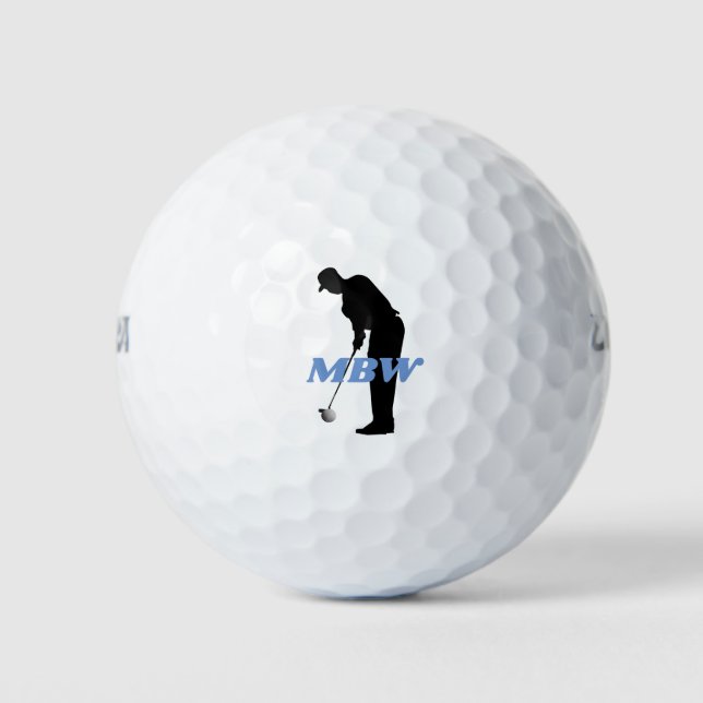 Golf Golfer Golf Ball (Vorderseite)