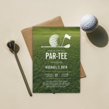 Golf Golfer Golfing Minimalistisch Men 30. Geburts