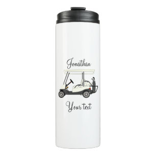 Golf Golfer Morning Travel Mug Thermal Tumbler Thermosbecher