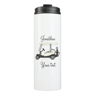 Golf Golfer Morning Travel Mug Thermal Tumbler Thermosbecher